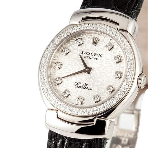 ladies rolex cellini with diamonds|vintage Rolex cellini women's.